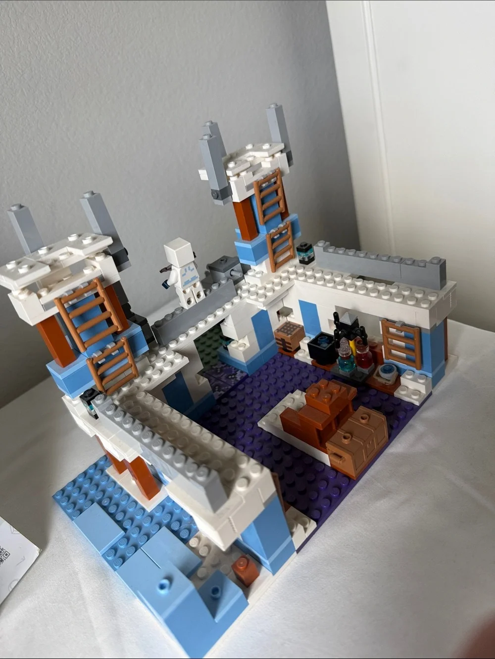 LEGO Minecraft Ice Castle Set 21186 with Instruction Booklet
